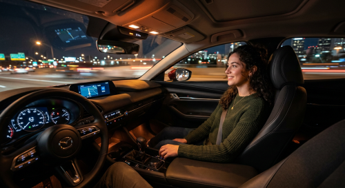 lighting inside car